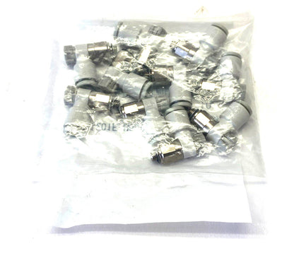 SMC AS1201F-M5-06A One-Touch Flow Control Valve Fitting 6mm OD Tube PKG OF 10