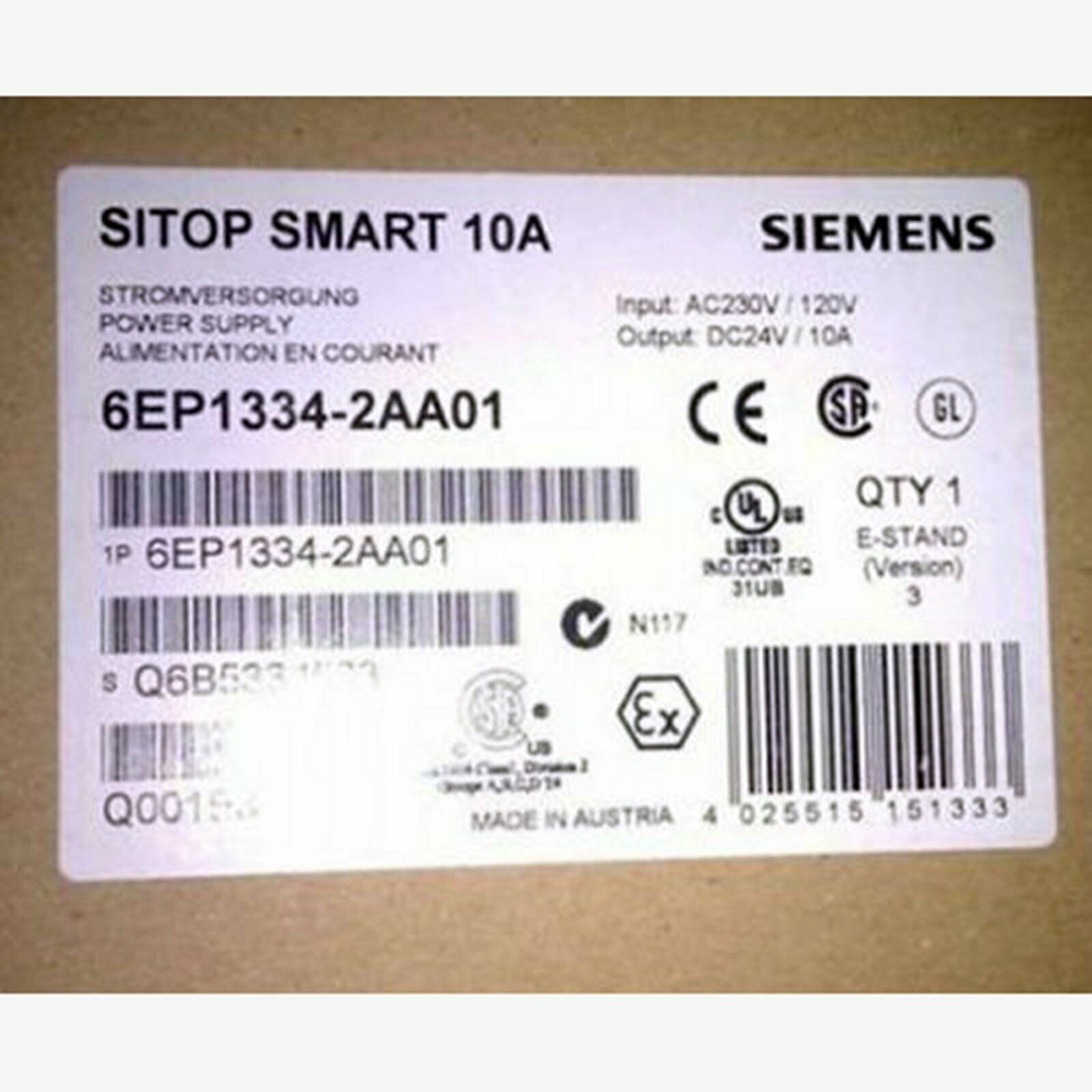 new 1PC Siemens  6EP1334-2AA01 6EP1 334-2AA01 Power Supply