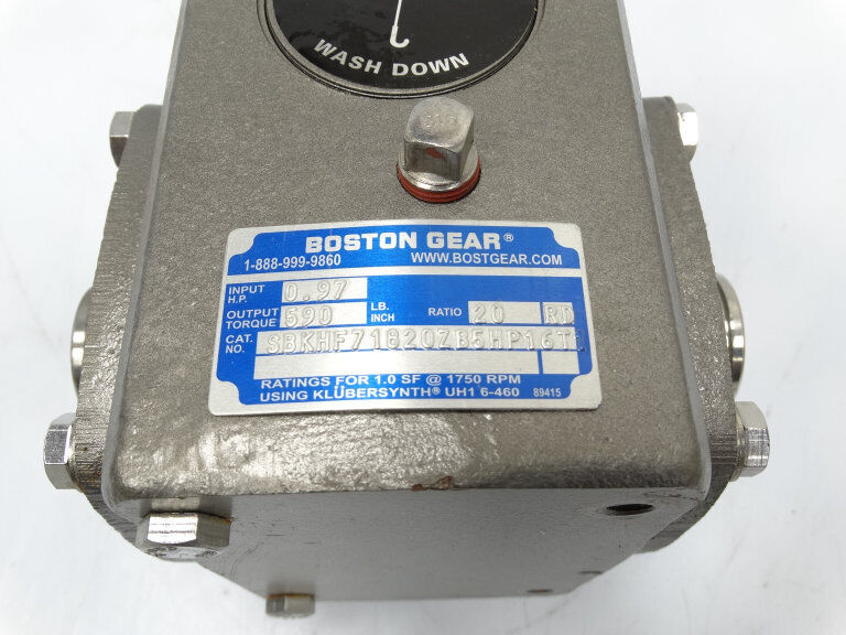 BOSTON GEAR SBKHF71820ZB5HP16T1 GEARBOX - BOSTON GEAR