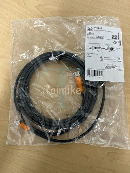 ! IFM EFECTOR EVC259 Sensor Connection 5m Cable - M12/M8 - Factory Sealed!