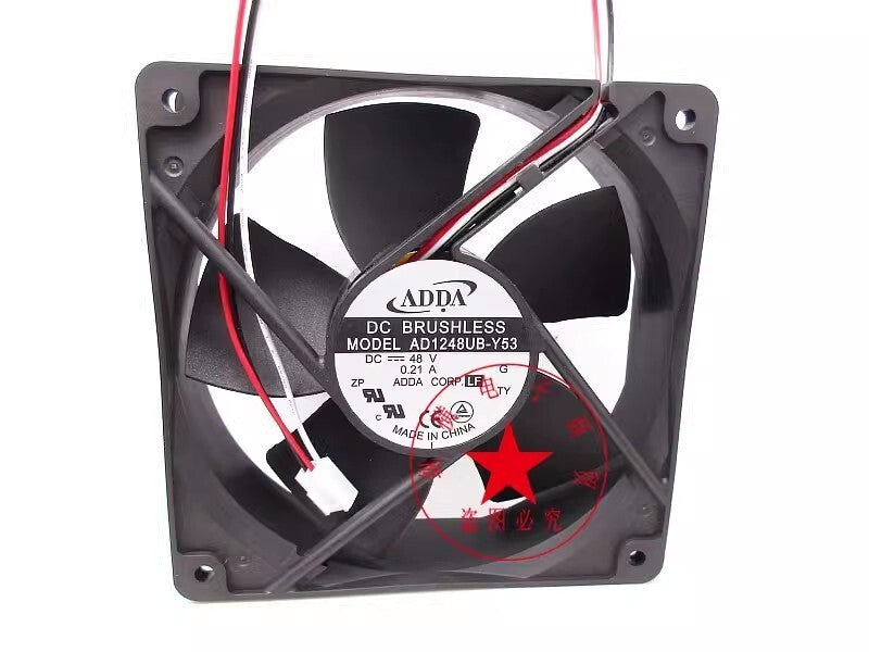 ADDA AD1248UB-Y53 48V 0.21A 12CM 3pin Cooling Fan