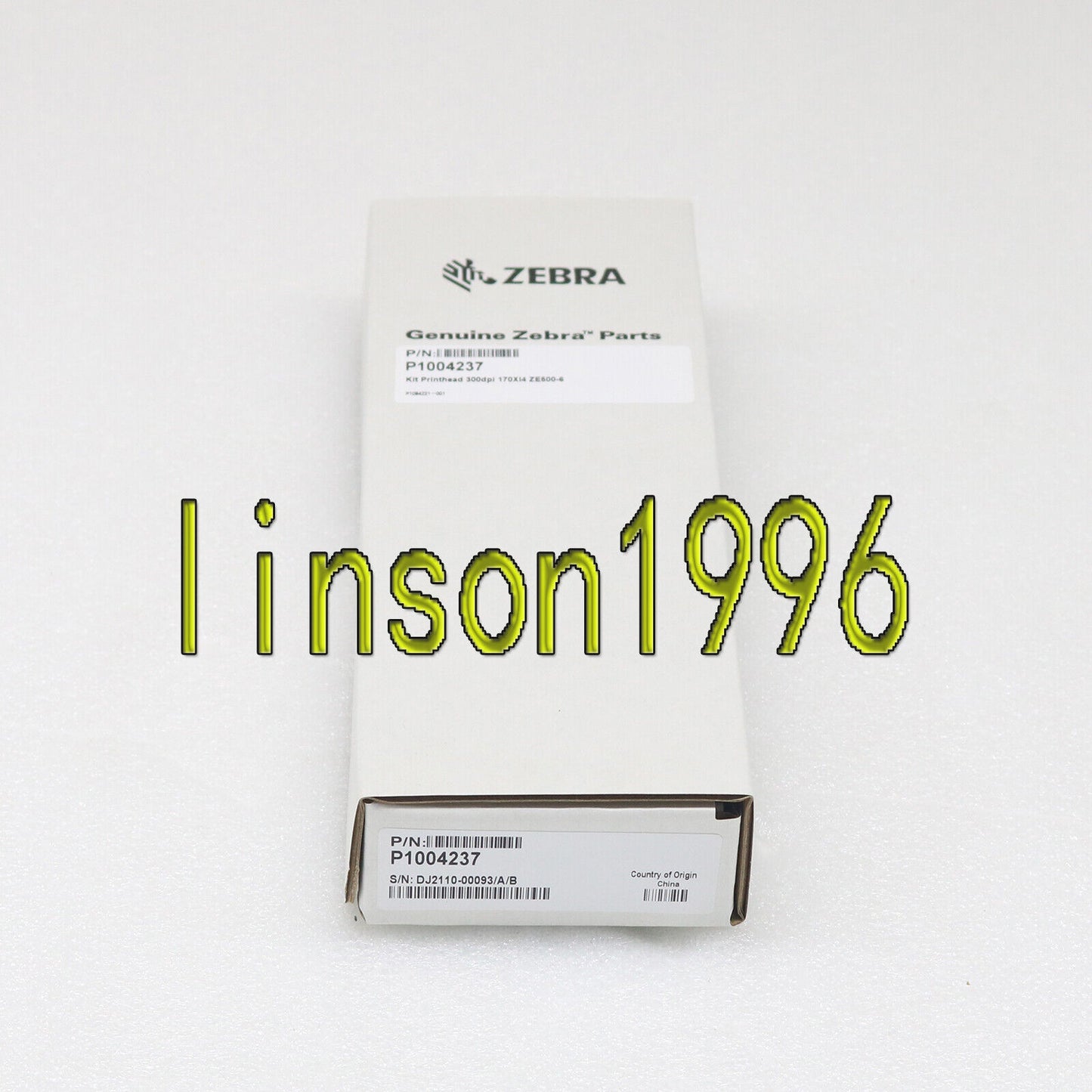 New Zebra P1004237 Print Head 300 DPI 1 Year - ZEBRA