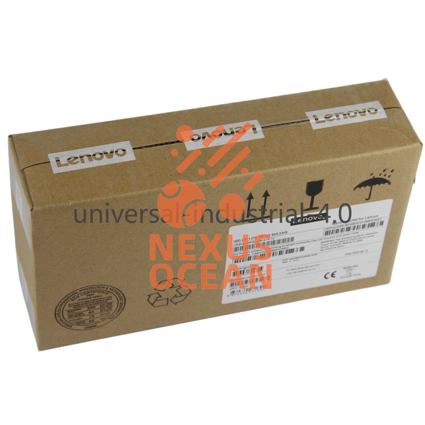 4XB7A14112 Lenovo 01PG635 1.2TB 2.5" SAS Hot Swap Internal Hard Drive with Tray