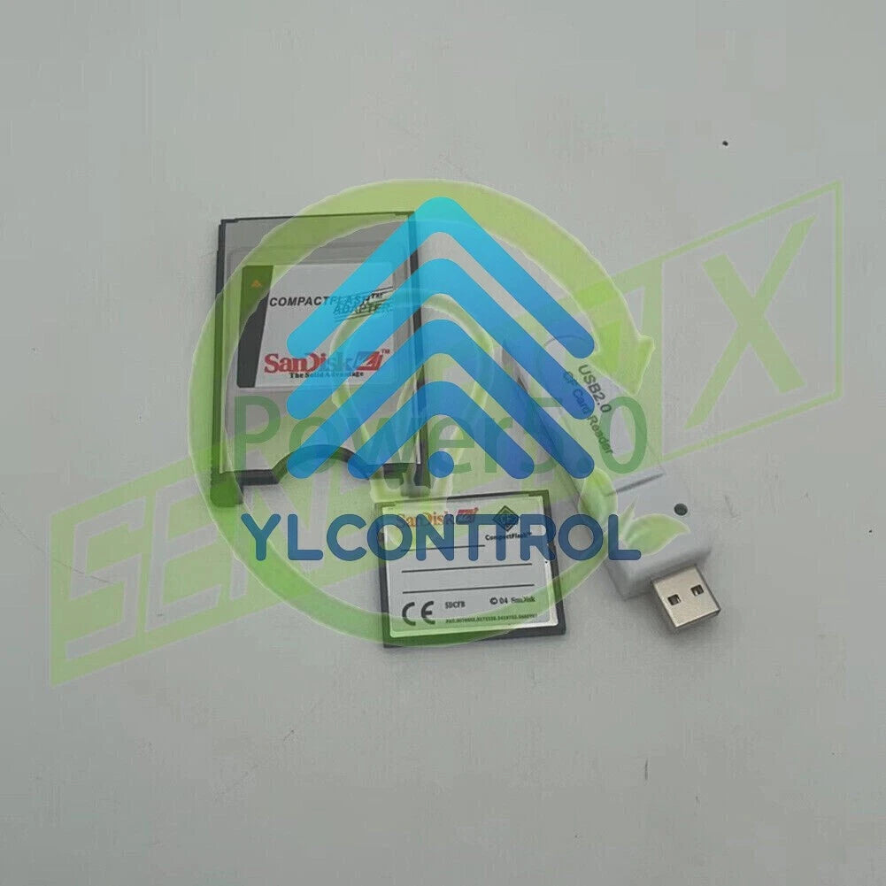Reader FANUC 128MB/256/512/1G/2G CF Compact Flash Card+CF-PCMCIA Adapter+SSK~
