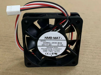 new For NMB 2406KL-05W-B59 Fan 24V 0.13A 60*60*15 3pin