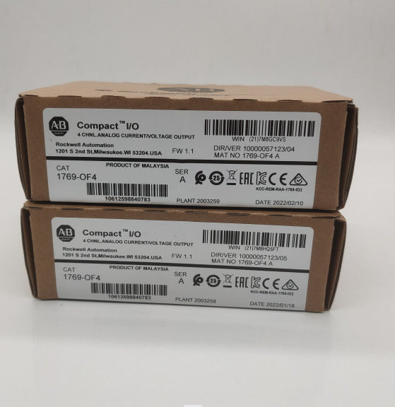 Allen-Bradley CompactLogix 4 Pt C/V Module 1769-OF4 New Factory Sealed - ALLEN-BRADLEY