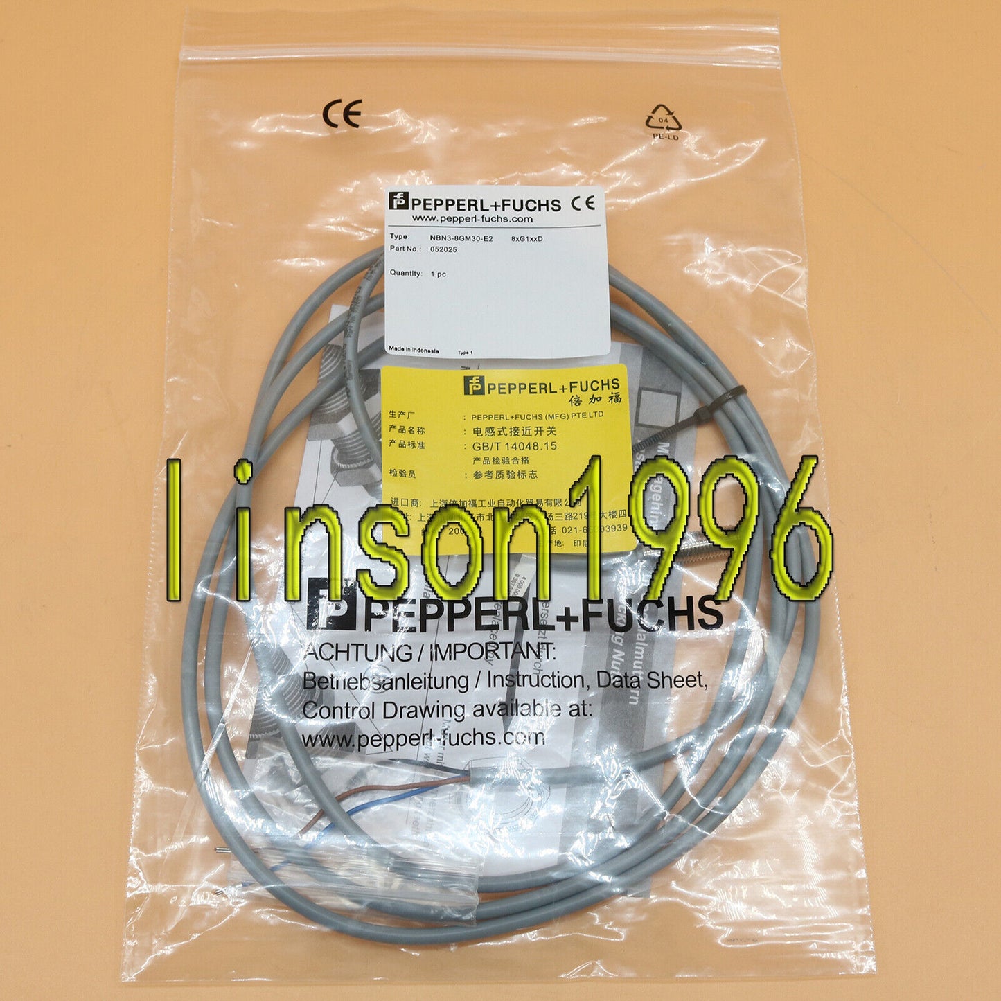 New One For Pepperl+Fuchs NBN3-8GM30-E2 Inductor Sensor - PEPPERL+FUCHS