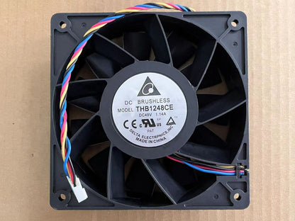 new Delta THB1248CE 12038 48V 1.14A 12CM 120mm chassis DC cooling fan 4PIN