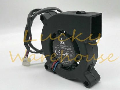 Delta BFB0612HB 6015 DC12V 0.22A 6CM 3-wire turbo fan blower