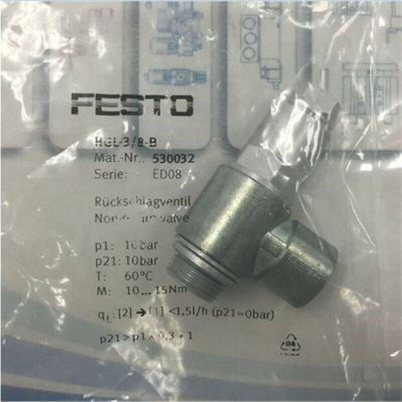 new FESTO HGL-3/8-B 530032 1PC Check Valve HGL38B - FESTO