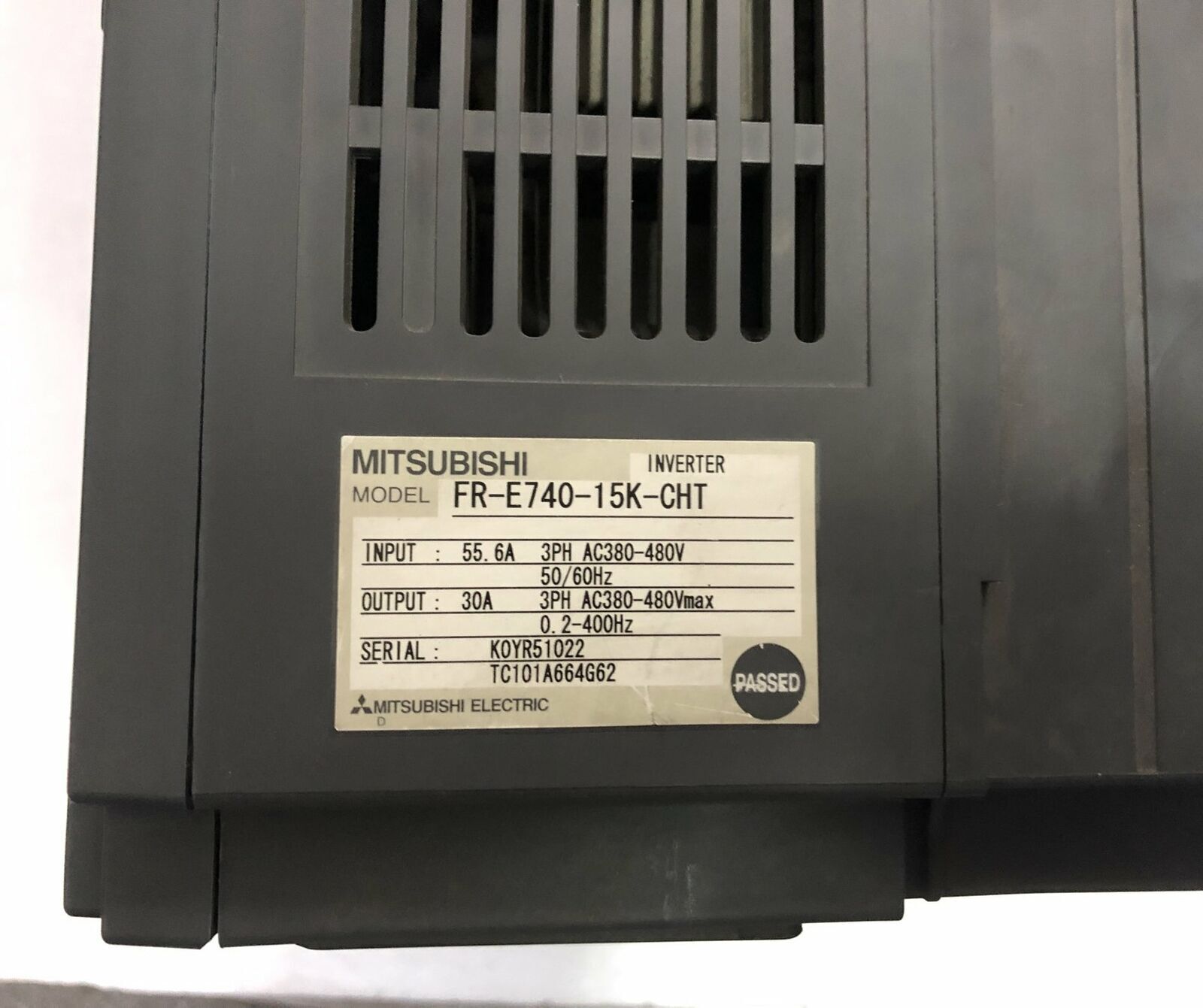 Mitsubishi Inverter FR-E740-15K-CHT 380V 15KW Inverter - MITSUBISHI