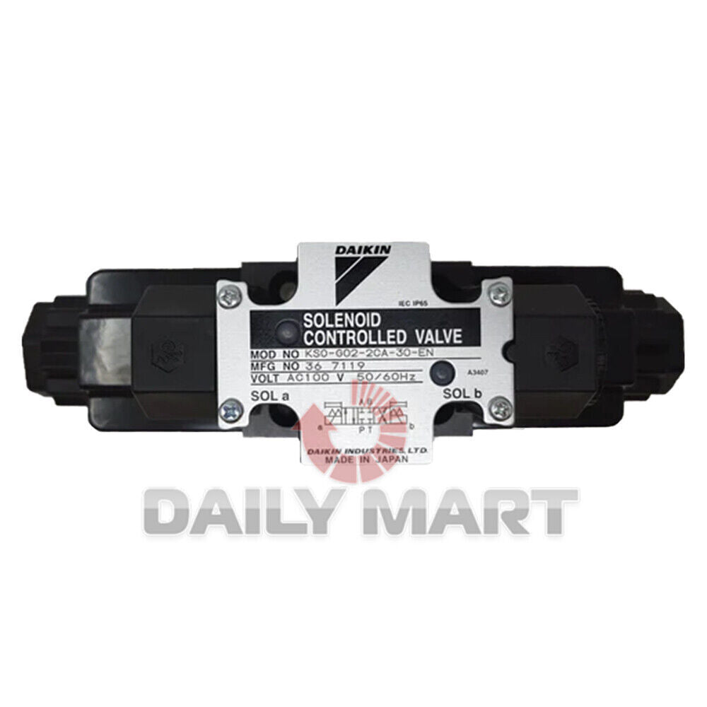 DAIKIN KSO-G02-2CA-30-EN Solenoid Controlled Valve
