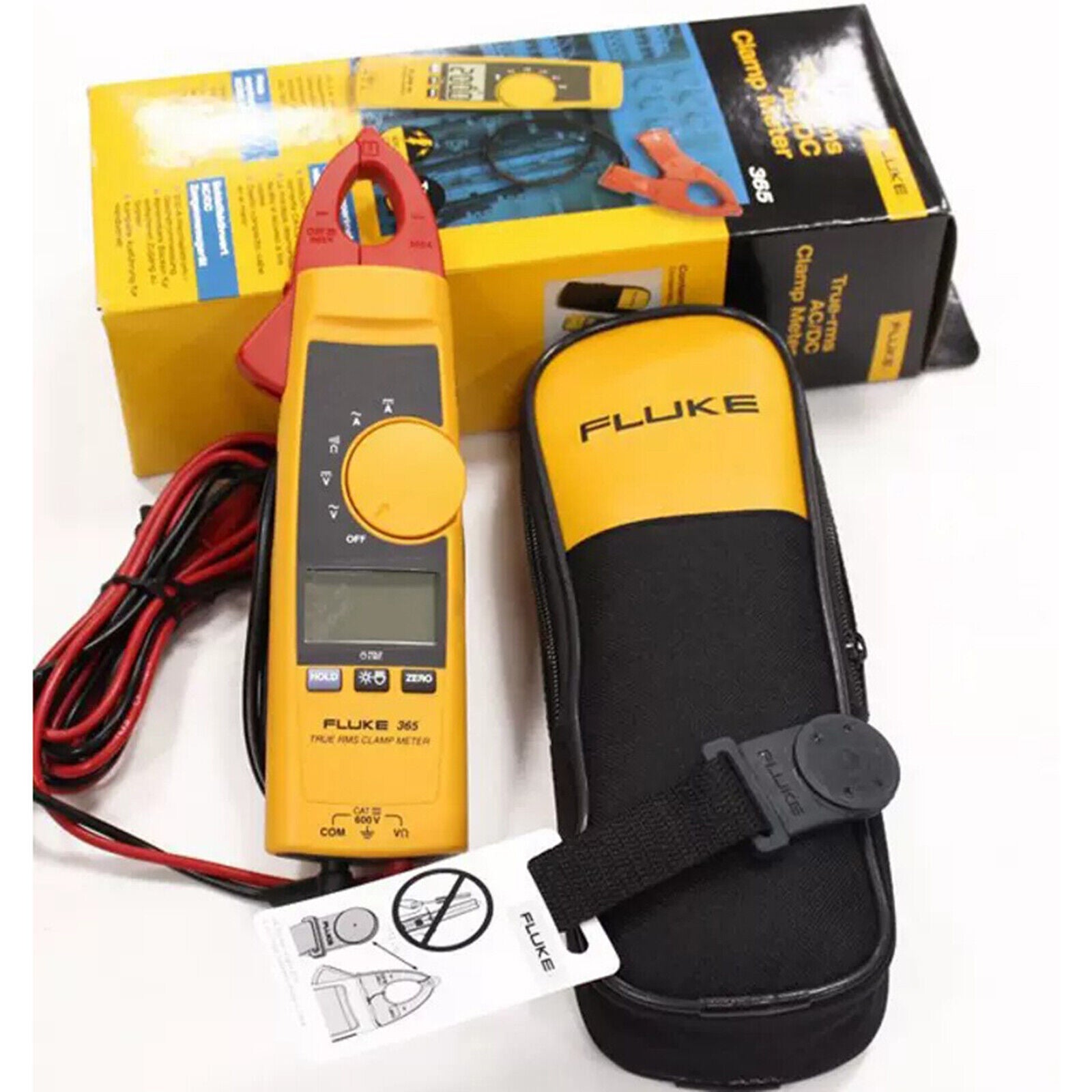 new 1pc  FLUKE 365 Detachable Jaw True-RMS AC/DC Clamp Meter