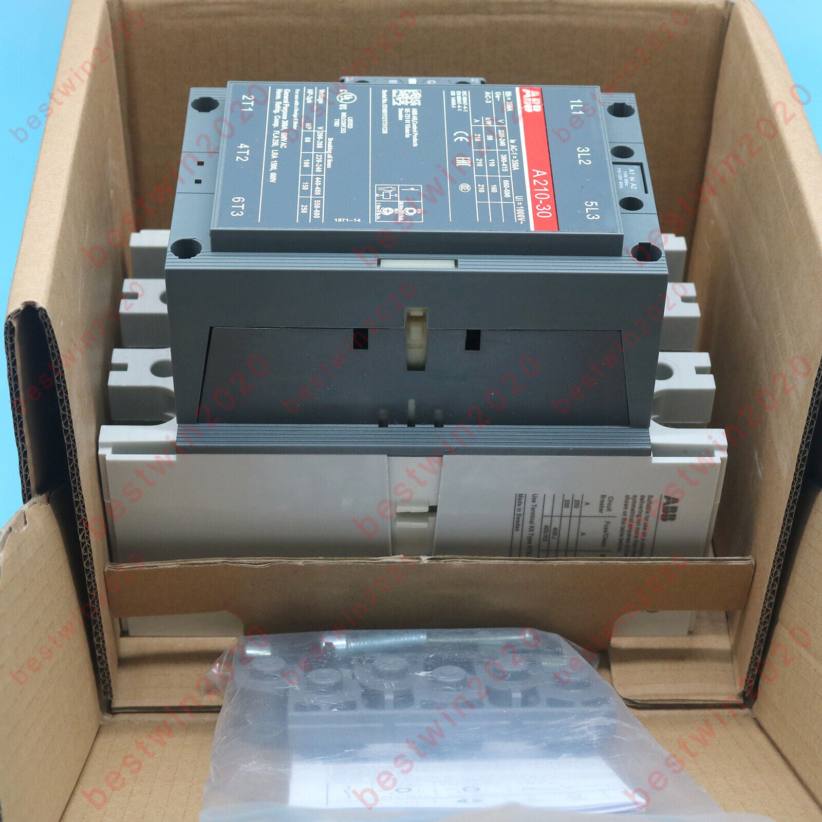 new one abb A210-30-11 Contactor 110-120V 50Hz 60Hz Fast - ABB
