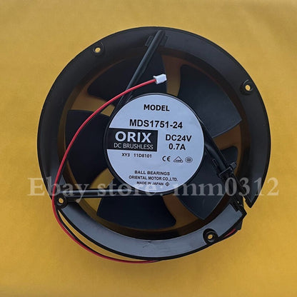 1pcs  ORIX MDS1751-24 24V 0.7A 17CM 170mm aluminum frame cooling fan