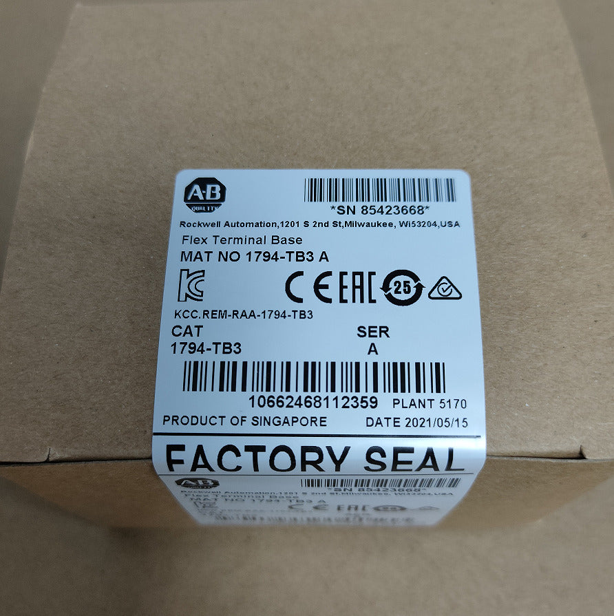 Compact DSI/Modbus Module 1794TB3 SER A New Factory Sealed AB 1794-TB3 - AB