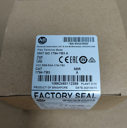 Compact DSI/Modbus Module 1794TB3 SER A New Factory Sealed AB 1794-TB3 - AB