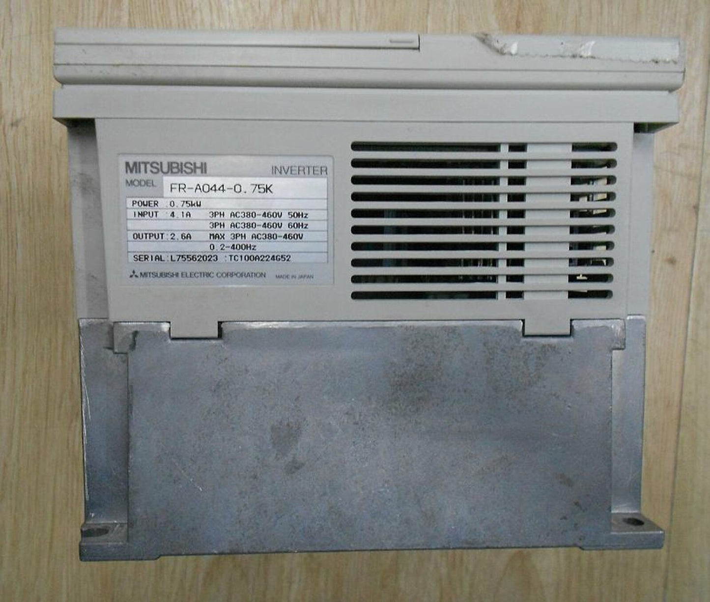 Used Mitsubishi Inverter FR-A044-0.75K 380V 0.75KW Tested Good Condition - MITSUBISHI