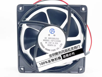 GF1238B X65FH-24 12038 DC24V 0.55A 12CM 2-wire Inverter Cooling Fan