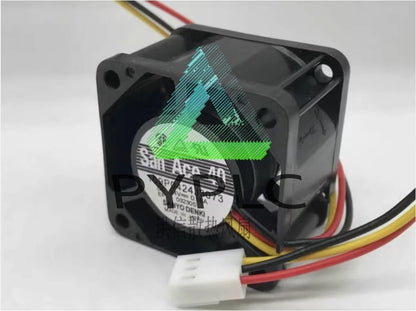 1pcs SANYO 109P0424J3073 DC24V 0.18A 40mm 3-wire high airflow axial fan