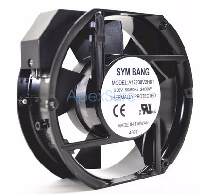 1PCS SYM BANG FAN A17238V2HBT 230V 50/60Hz 24/30W cooling fan