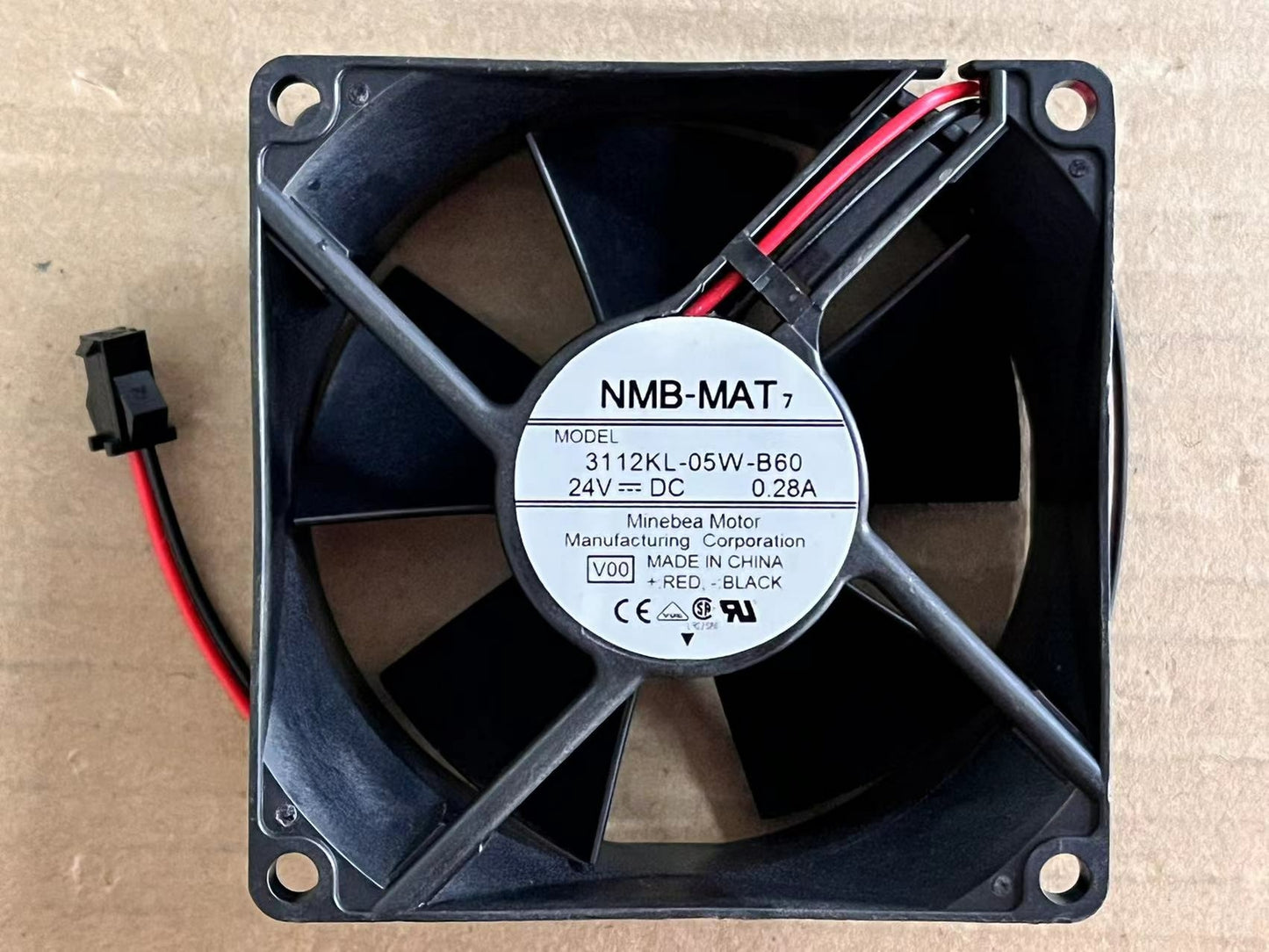 new 1pcs NMB 3112KL-05W-B60 8032 8CM 24V 0.28A cooling fan