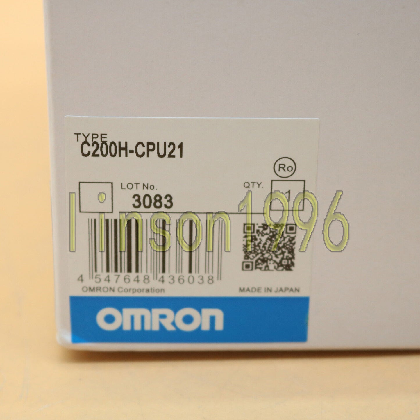 OMRON C200H-CPU21 PLC Module - OMRON