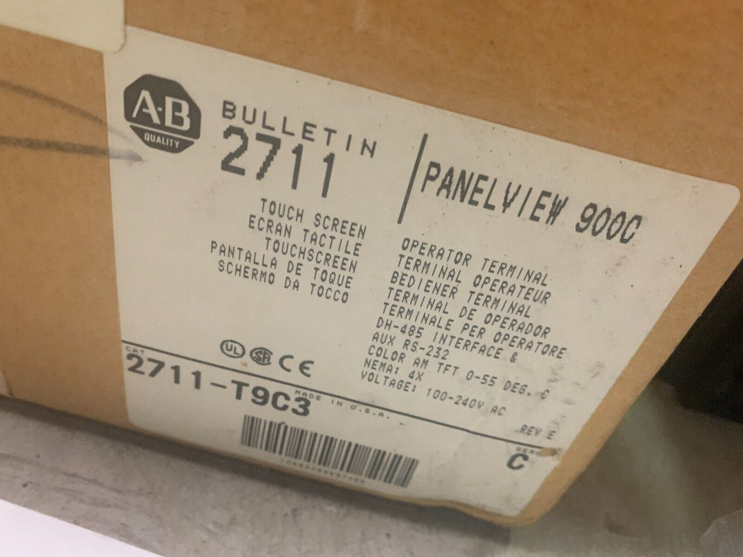 Allen Bradley 2711T9C3 Industrial Control System with High Reliability and Advanced Features - ALLEN BRADLEY