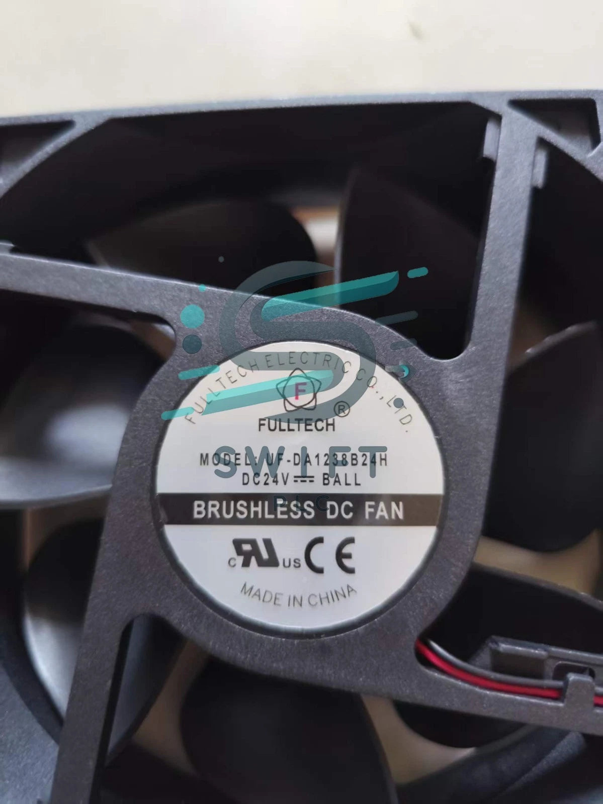 1 PCS FULLTECH Fan UF-DA1238B24H DC 24V 12038 12CM 2 WIRE cooling fan