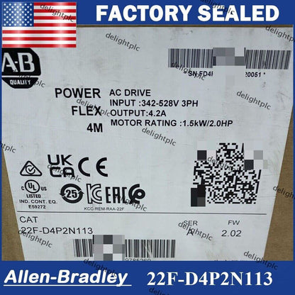 NEW ALLEN BRADLEY 22F-D4P2N113 AC DRIVE SHIP - ALLEN BRADLEY