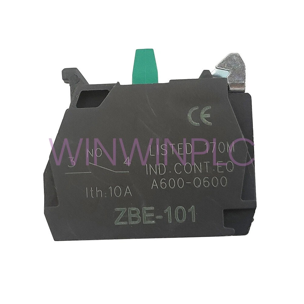 10PCS Single contact block silver alloy screw clamp terminal 1NO ZBE101 ZBE-101