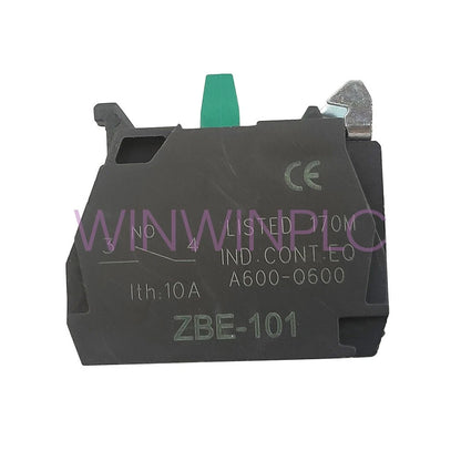 10PCS Single contact block silver alloy screw clamp terminal 1NO ZBE101 ZBE-101