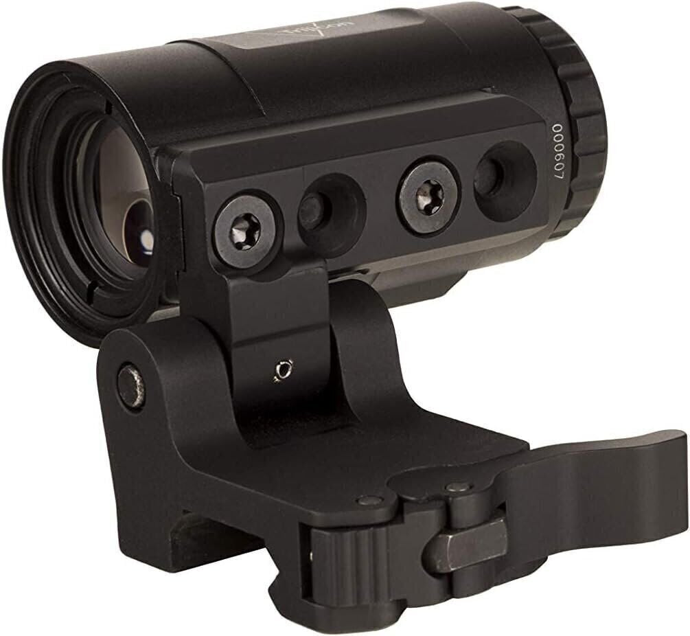 Trijicon MAG-C-2600001 3X Magnifier w/Adjustable Height Quick Release, Flip...
