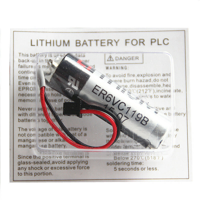 new 1PC ER6VC119A/ER6VC119B/3.6V for Mitsubishi M70 system battery MR-J3BAT