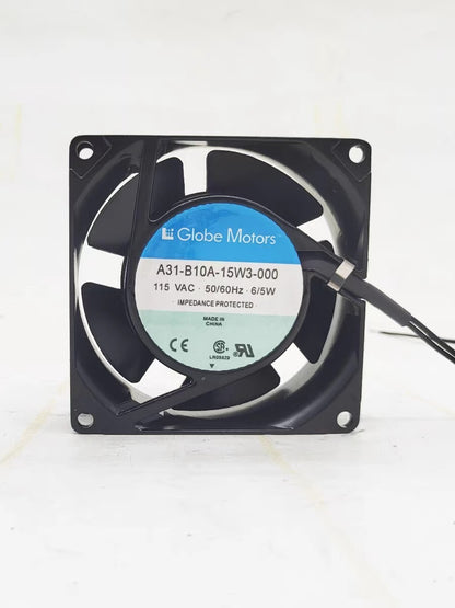 Globe Motors A31-B10A-15W3-000 8025 AC115V 6/5W Cooling Fan