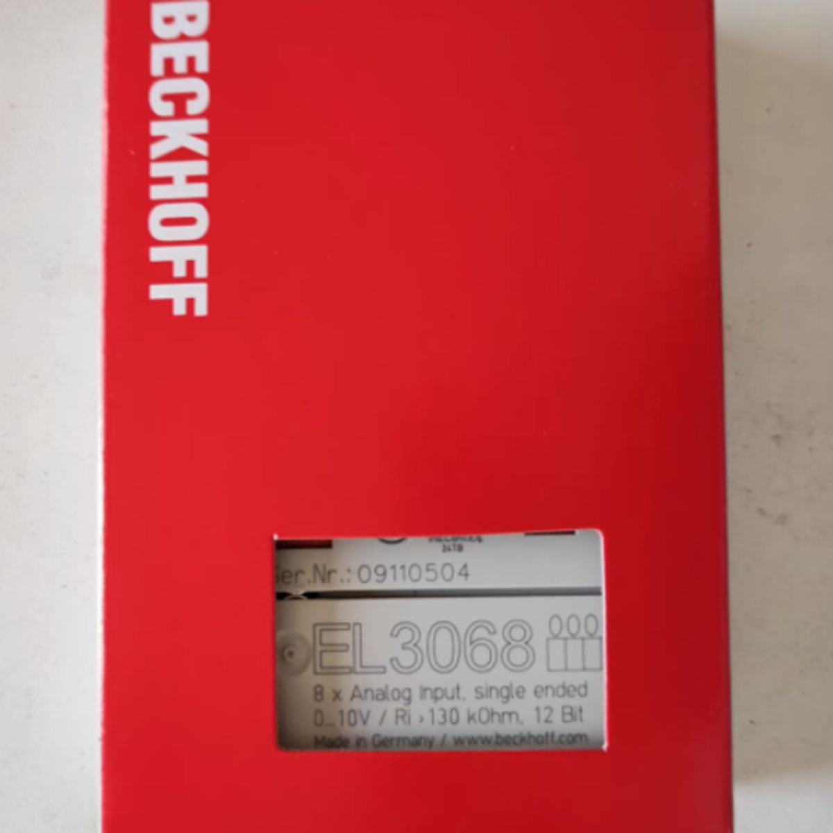 new BECKHOFF EL3068 PLC Module - BECKHOFF