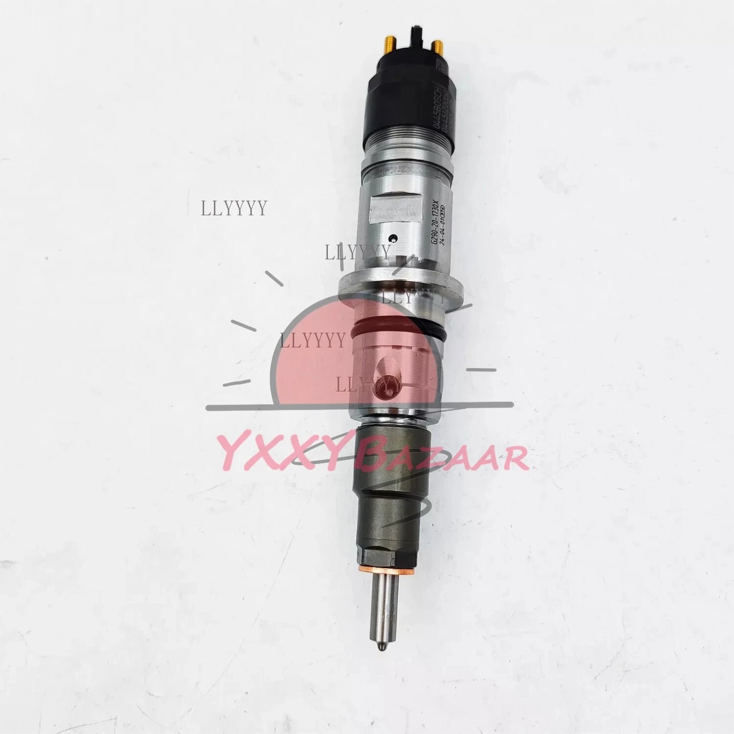 6X Diesel Fuel Injector W/Tubes 0445120050 For Bosch Dodge Ram 2500/3500 6.7L