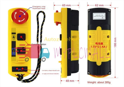 PISO A2S AC36V/220/380V DC24V Industrial Wireless Remote Control For Hoist Crane