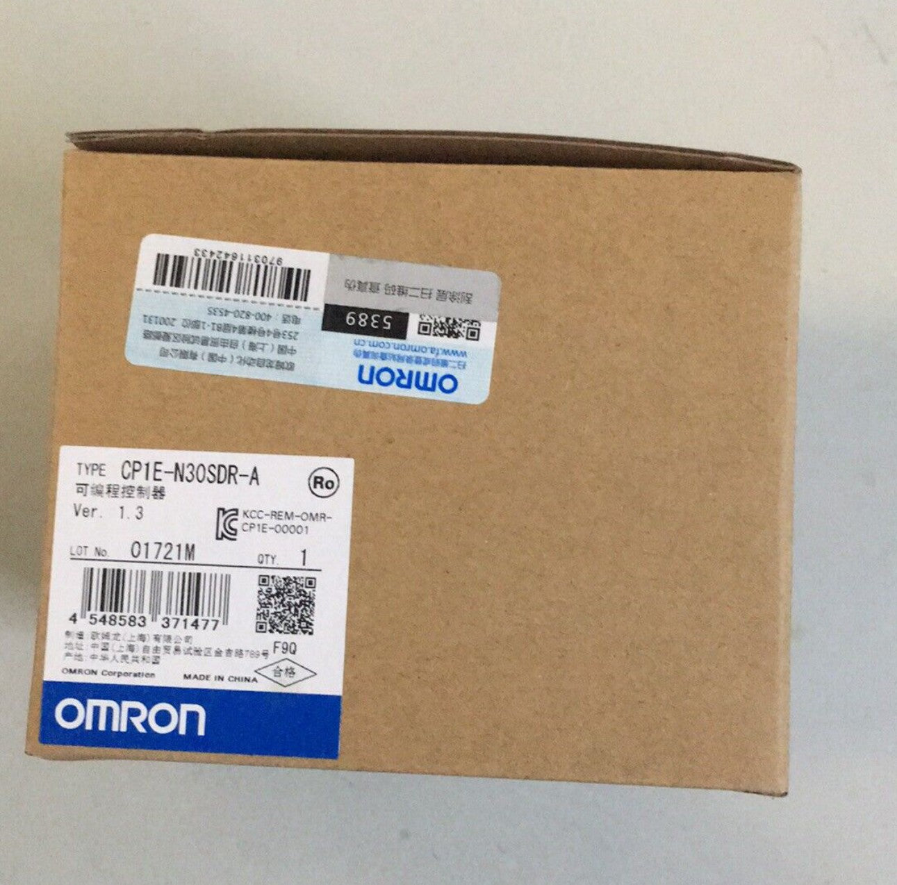 1PC Omron PLC CP1E-N30SDR-A CP1EN30SDRA In Box