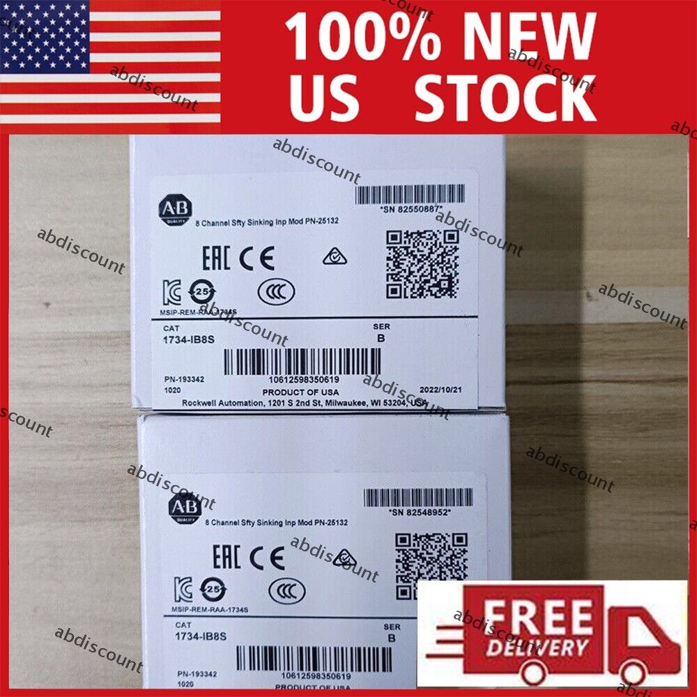 Allen-Bradley AB 1734-IB8S Ser B 8 Channel Sfty Sinking Input Module - ALLEN-BRADLEY