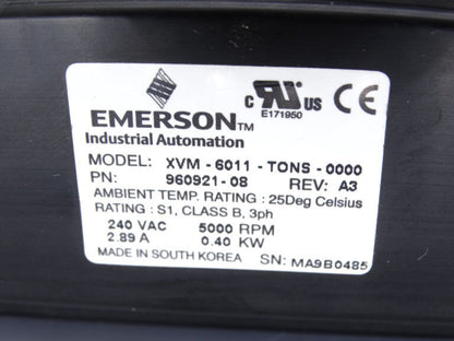 NIDEC SERVO MOTOR XVM-6011 TONS-0000 | High Performance Servo Motor | NIDEC CORP | Industrial Applications | XVM-6011 | NIDECServo Motor XVM-6011 - NIDEC CORP