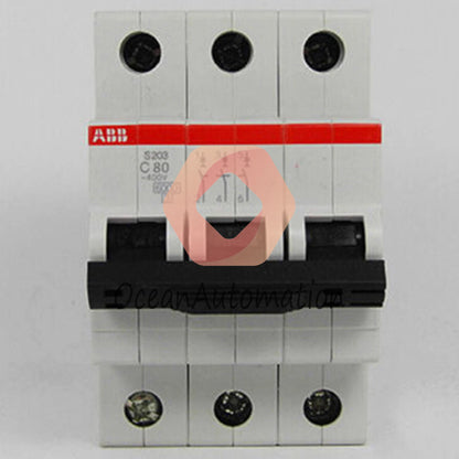 ABB S203-C 80A Miniature Circuit Breaker 80-100A ONE Year Warranty
