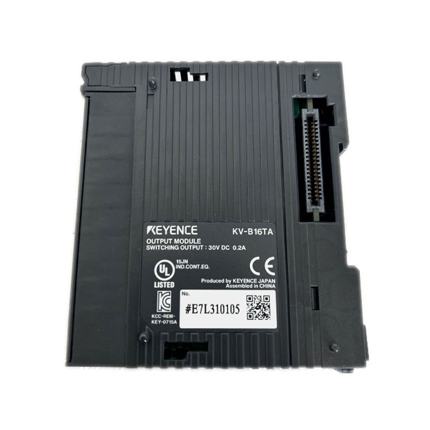 Keyence KV-B16TA Transistor Sink Module 16Pt Screw Terminal Block - KEYENCE