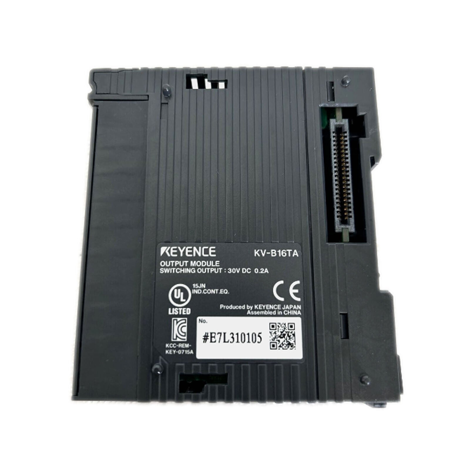 Keyence KV-B16TA Transistor Sink Module 16Pt Screw Terminal Block - KEYENCE