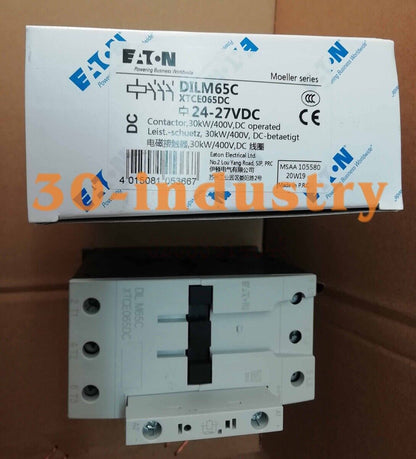 Eaton Muller DC Contactor DILM65C DC24V-27VDC - 1PCS New - EATON MULLER