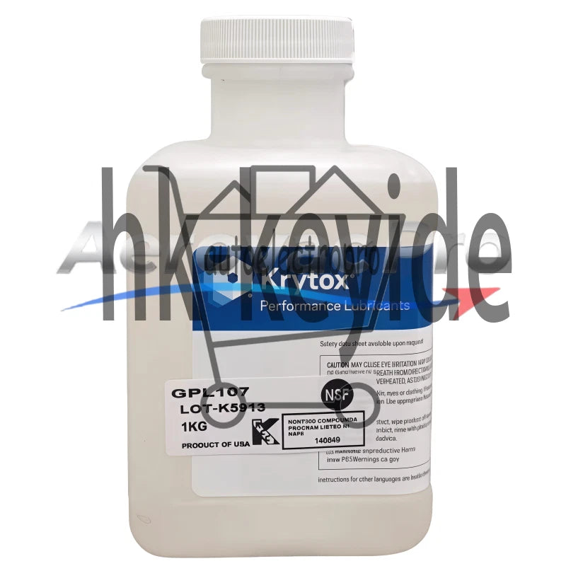 1Pcs Chemours DUPONT Krytox GPL107 Lubricant 1kg ( 35.3 oz) SAFE RELIABLE