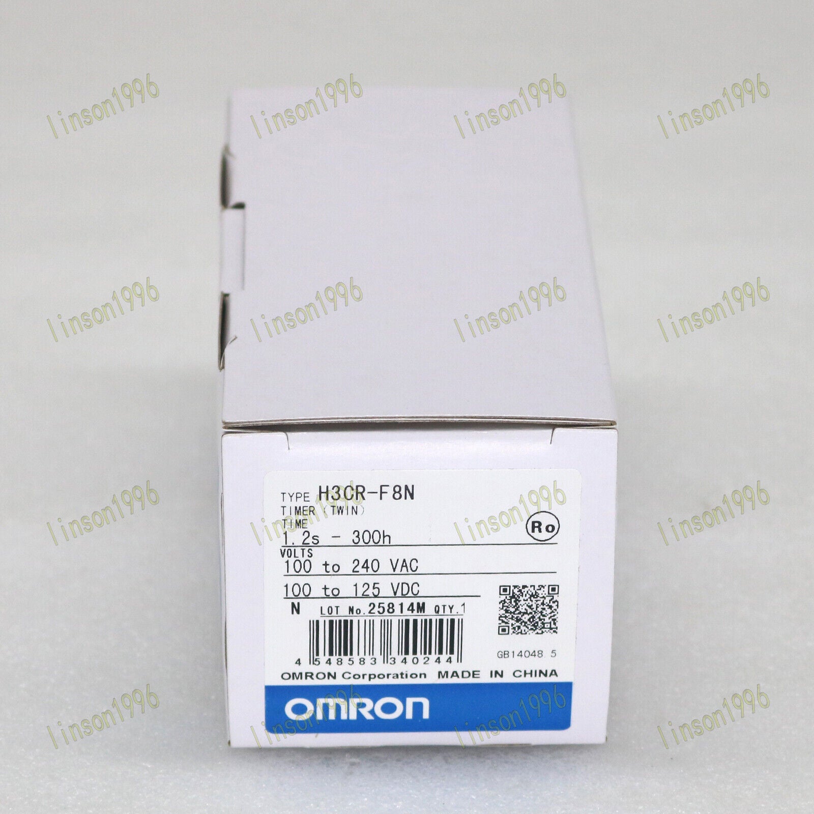 new 1pc  H3CR-F8N Omron timer relay 100-240VAC In Box Fast Delivery