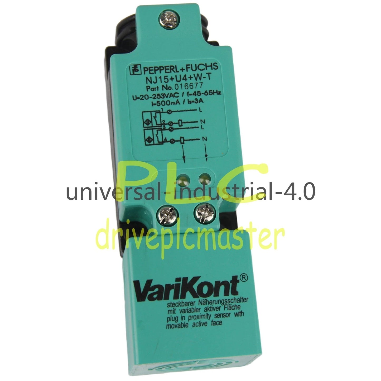 PEPPERL+FUCHS NJ15+U4+W-T Inductiver Sensor 300VDC 500mA 3A #dr