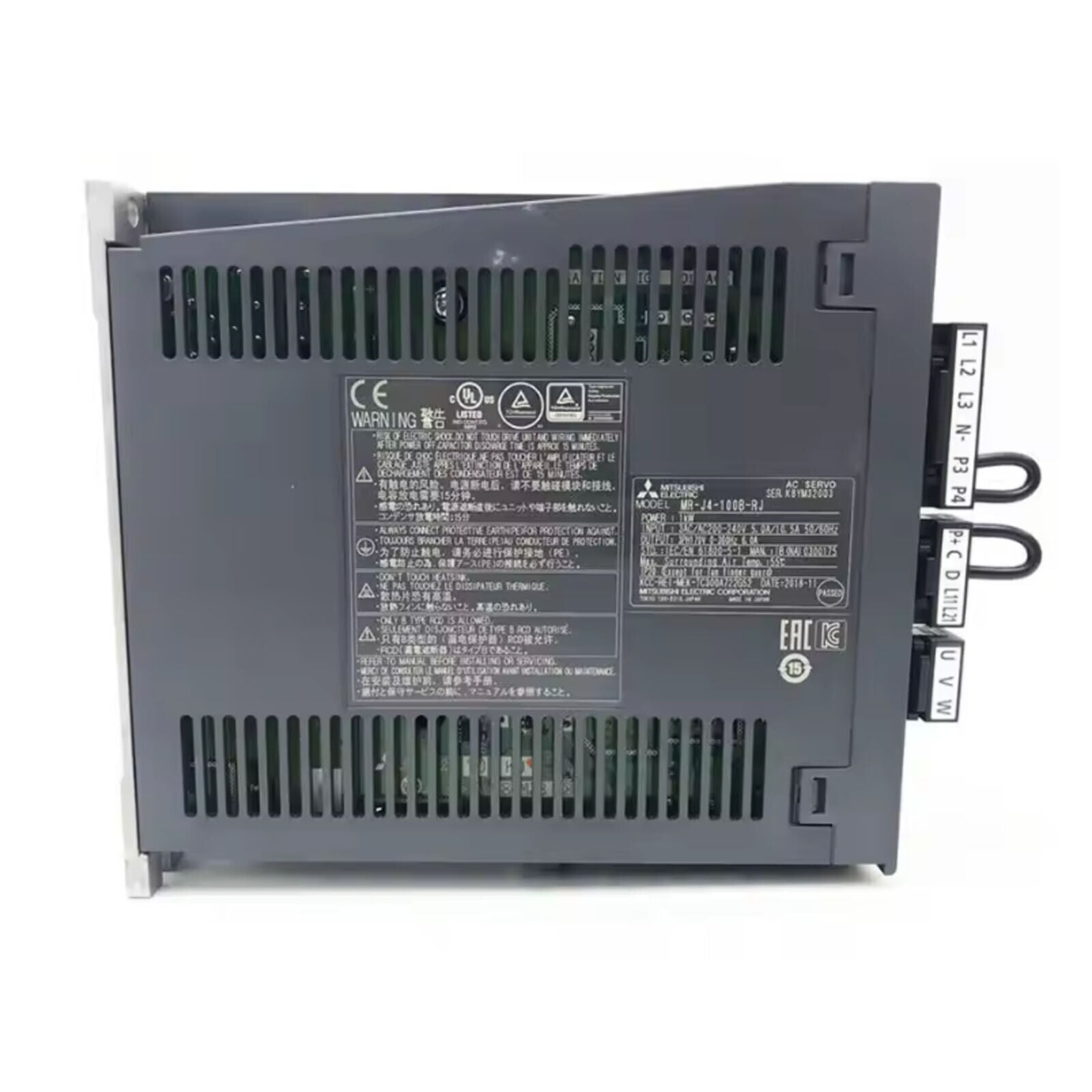 Mitsubishi servo driver MR-J4-100B-RJ: High-performance industrial motor control solution - MITSUBISHI