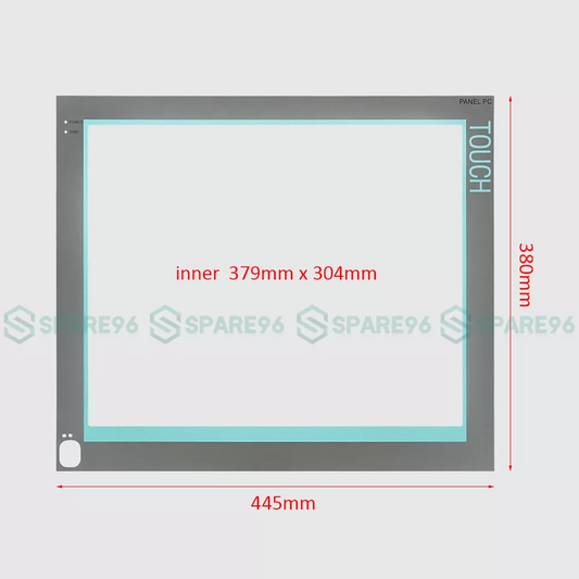 new For PC 677 (B)/877 19" + Protective Film 6AV7875-0BC20-1AC0 Touch Screen Panel